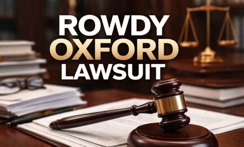 Rowdy Oxford Lawsuit